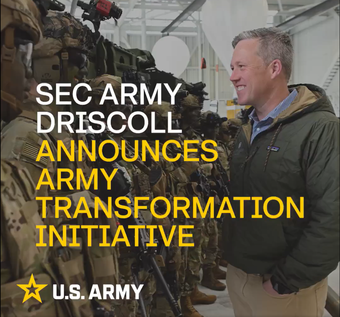 The US Army has been given orders to Transform to ensure it is ready to defeat any adversary on a ever changing battlefield. ⬇️