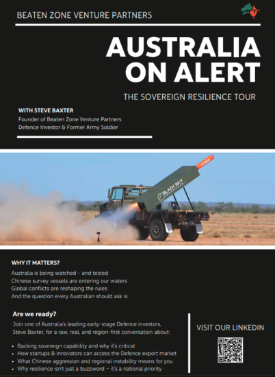 The Sovereign Resilience Tour is Underway