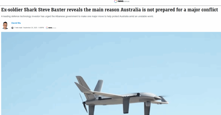 Australia’s Strategic Deficit: Steve Baxter’s Warning